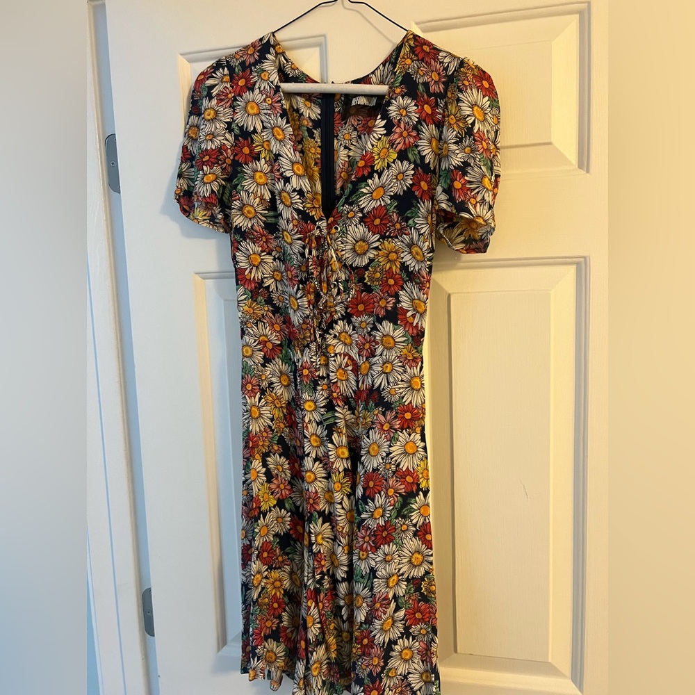 REFORMATION Vibrant Floral Mini Dress